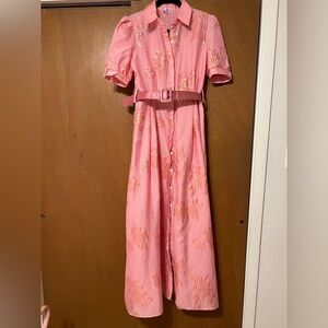 Boutique Jaquard button down dress